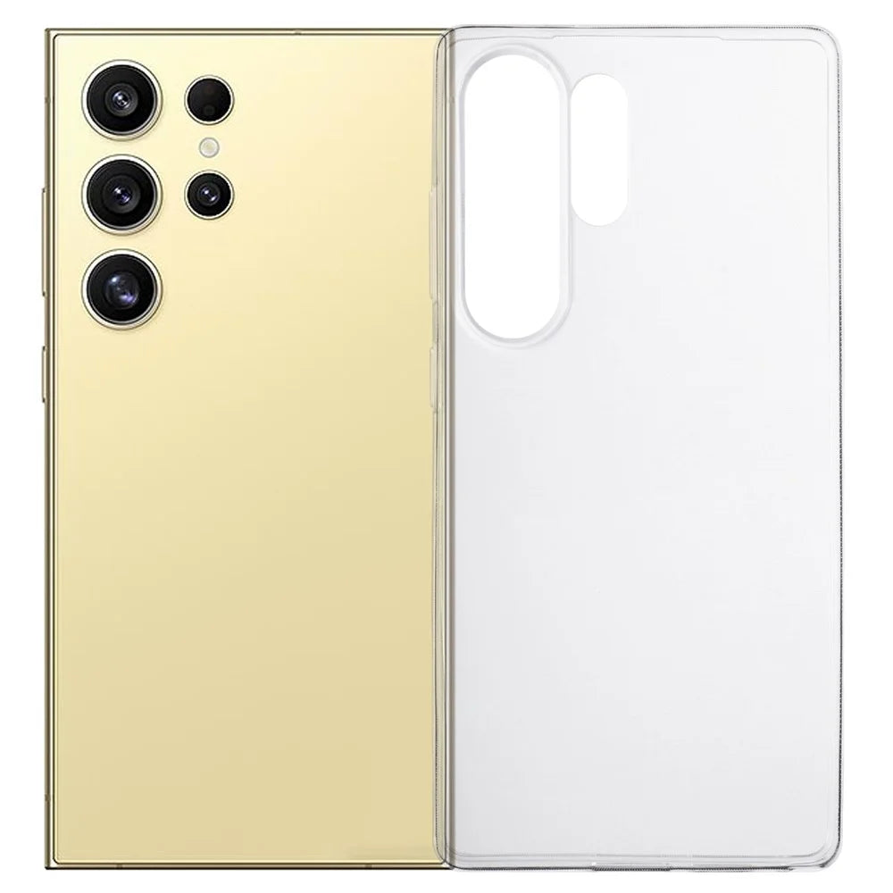 For Samsung Galaxy S25 Ultra Case Slim Fit Transparent Soft TPU Phone Cover - 1