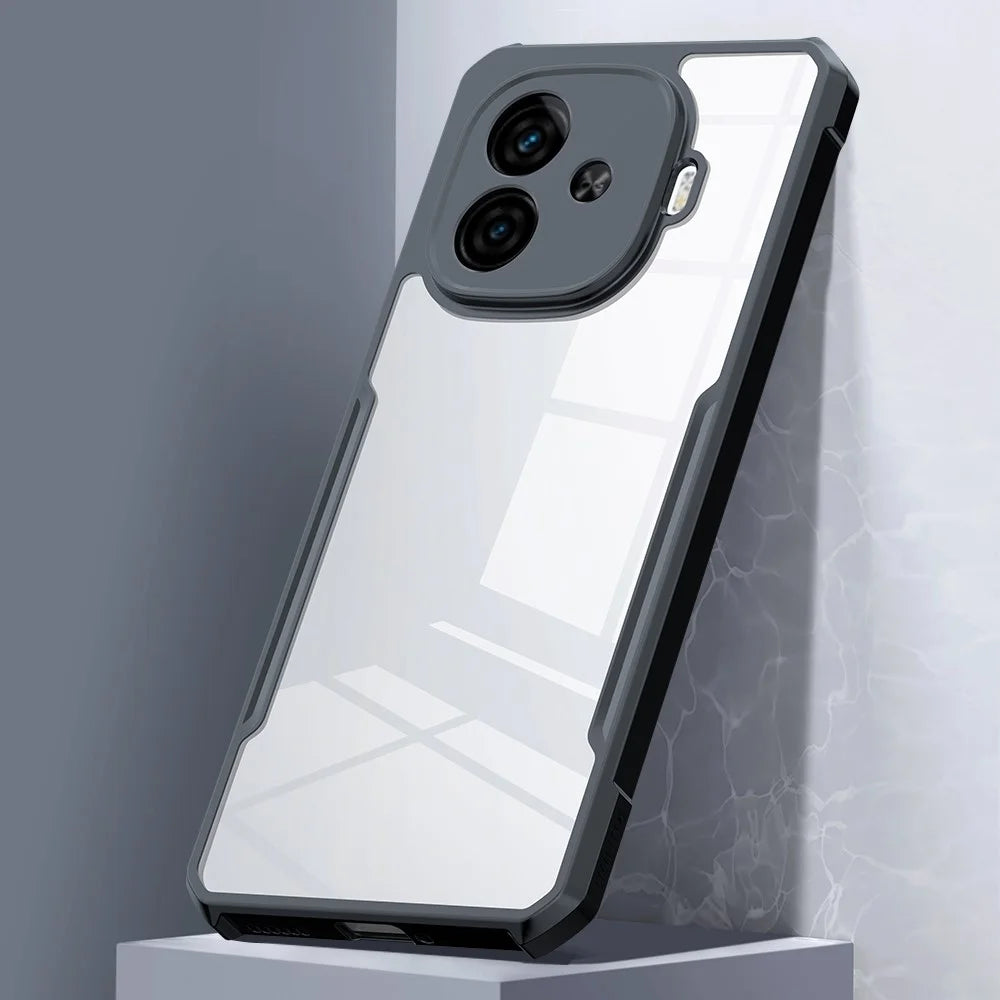 XUNDD For vivo iQOO Z9 Turbo 5G Case Dropproof TPU + Acrylic Clear Back Phone Cover - 4