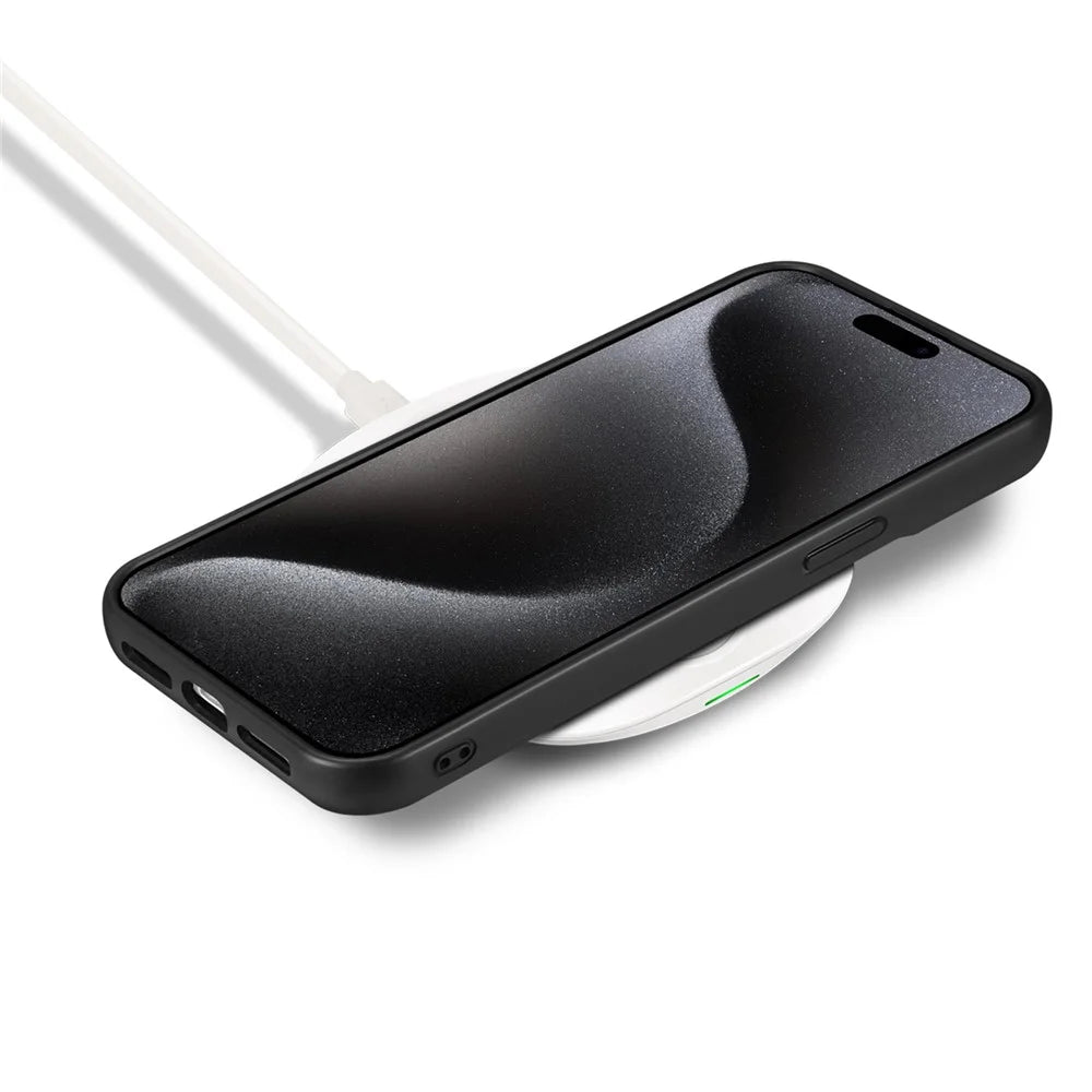 ESEBLE E3 For iPhone 14 Pro Magnetic Case with Detachable Card Holder Leather + TPU RFID Blocking Phone Cover - White - 7