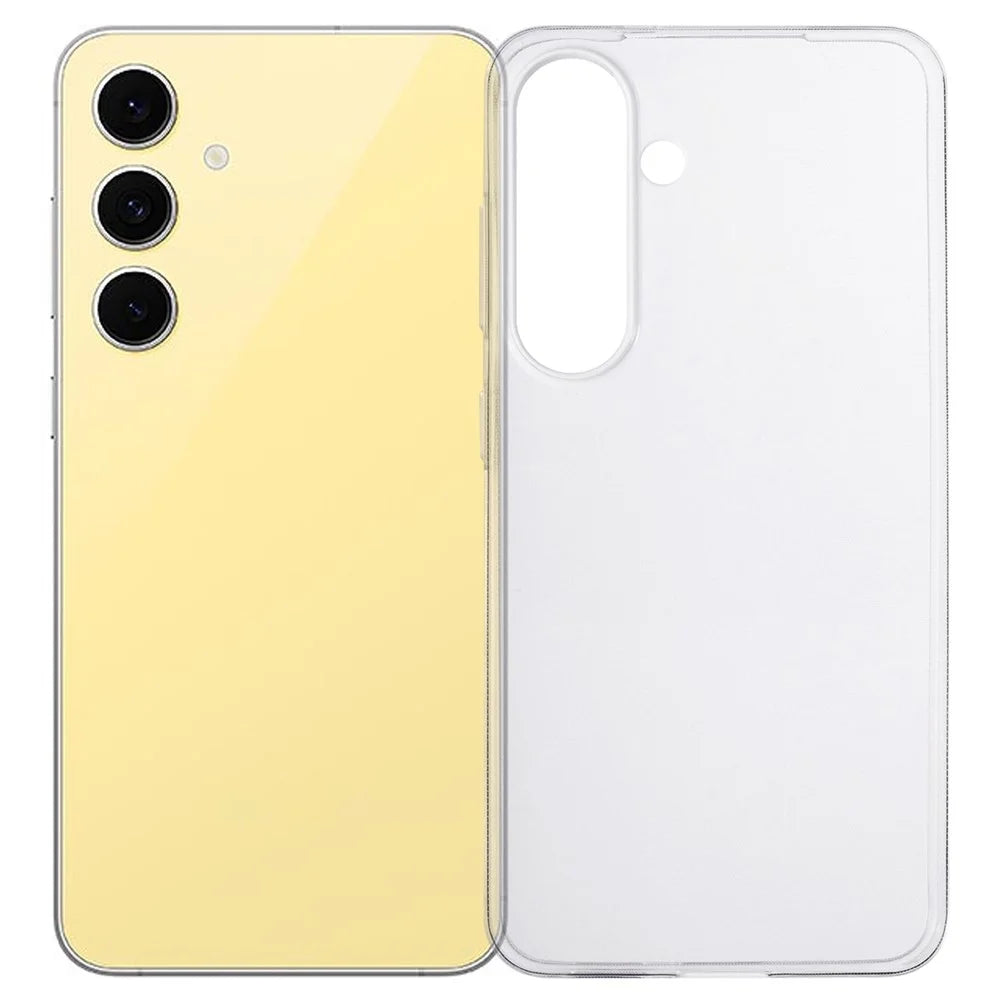 For Samsung Galaxy S25+ Case Slim Fit Transparent Soft TPU Phone Cover - 1