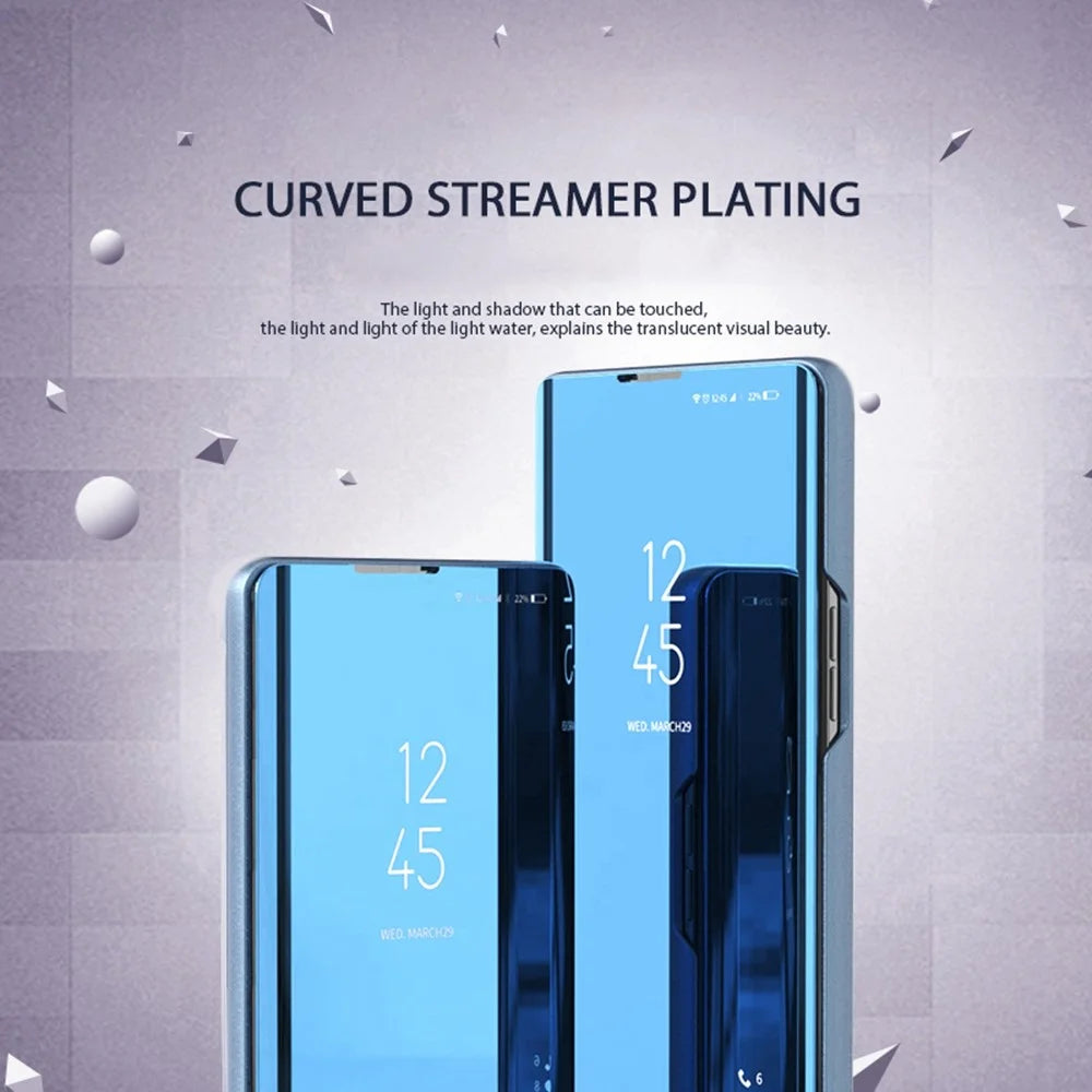 For Samsung Galaxy A56 5G Flip Leather Cover with Stand Full Body Protective Phone Case - Blue - 3