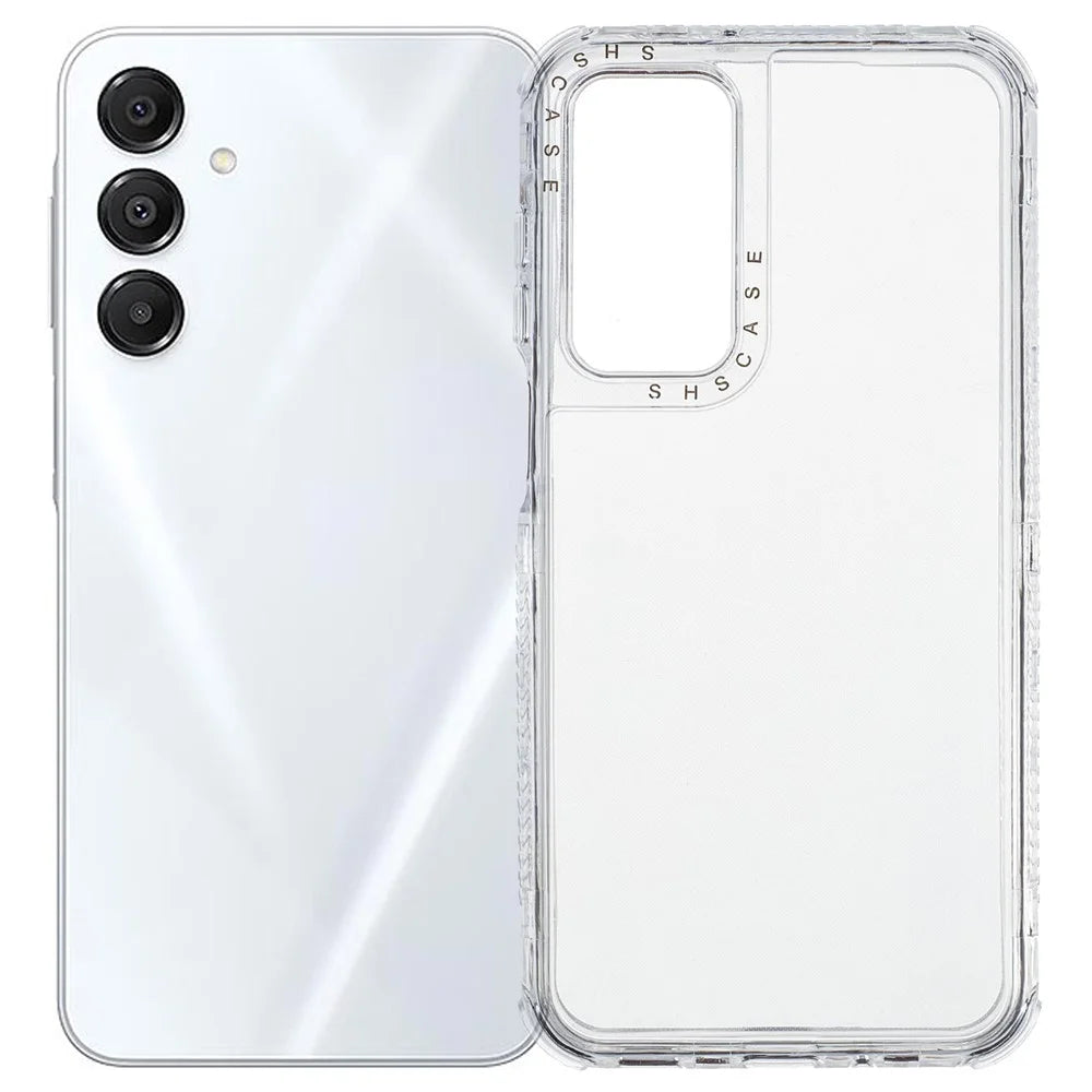 For Samsung Galaxy S25+ Crystal Clear Case 3 in 1 Shockproof PC + TPU Phone Cover - 1