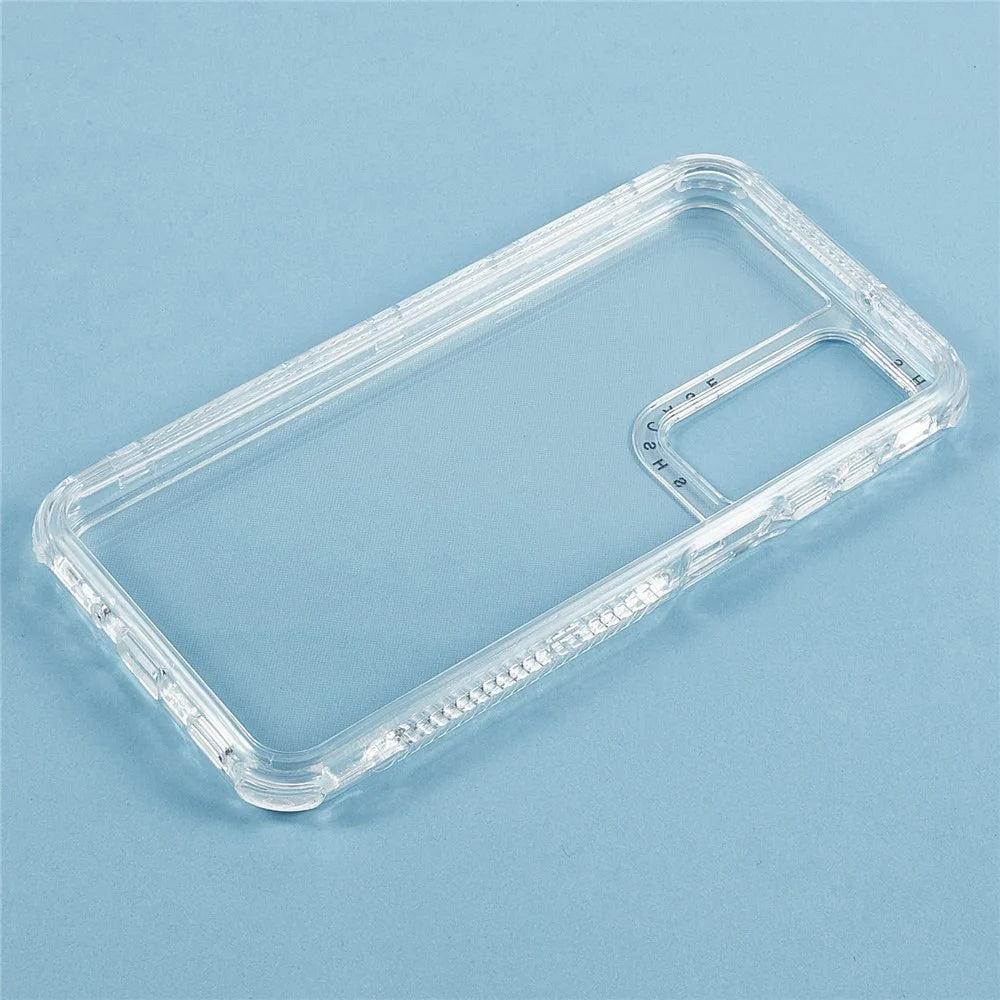 For Samsung Galaxy S25+ Crystal Clear Case 3 in 1 Shockproof PC + TPU Phone Cover - 5
