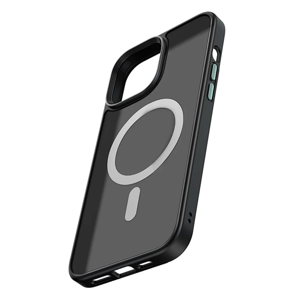 MCDODO PC-3100 MDD Anti-Scratch Phone Case for iPhone 14, Compatible with MagSafe Wireless Charging Matte Phone Cover - 1