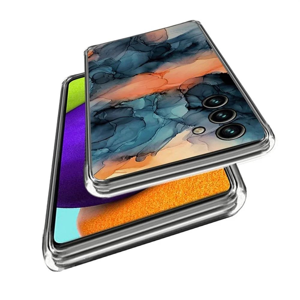 For Samsung Galaxy A16 5G  /  4G Case Abstract Marble Pattern Printing TPU Phone Cover - Style A - 2