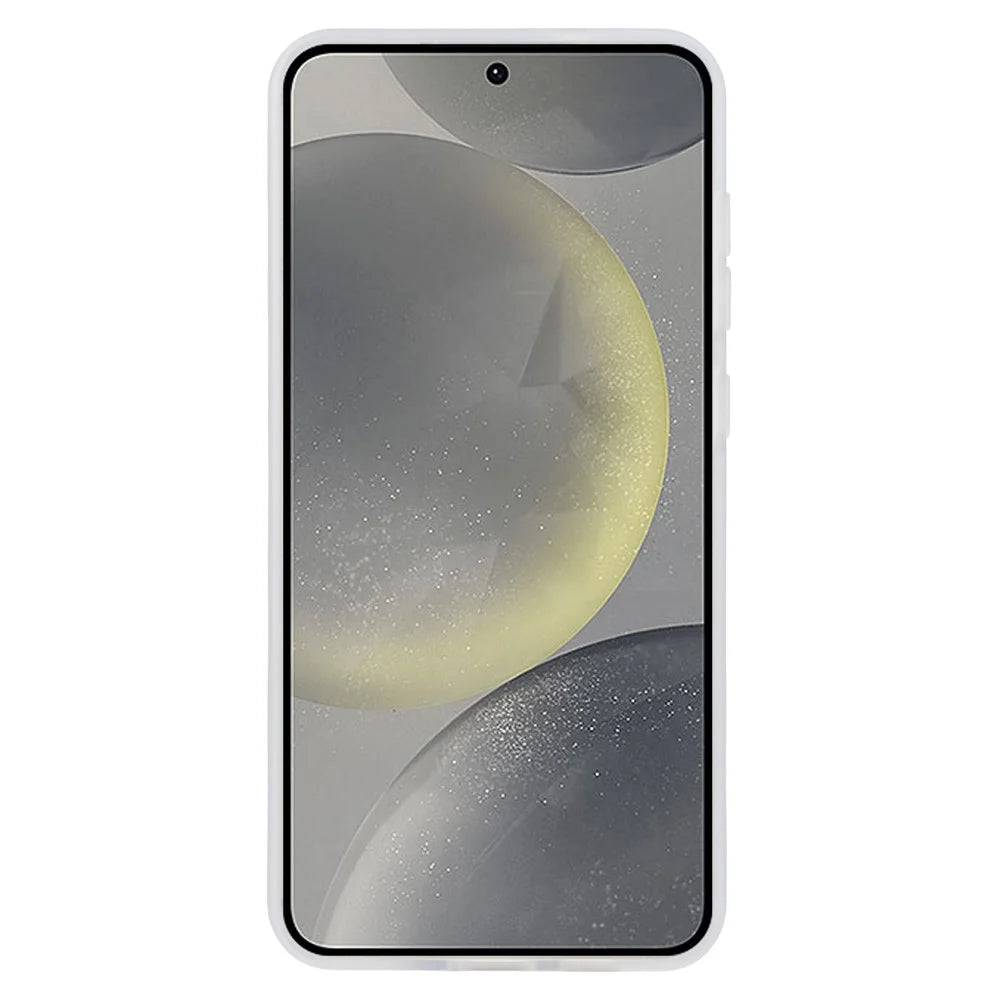 For Samsung Galaxy S25+ Magnetic Case Rotary Ring Kickstand TPU + PC Phone Cover - Transparent - 2