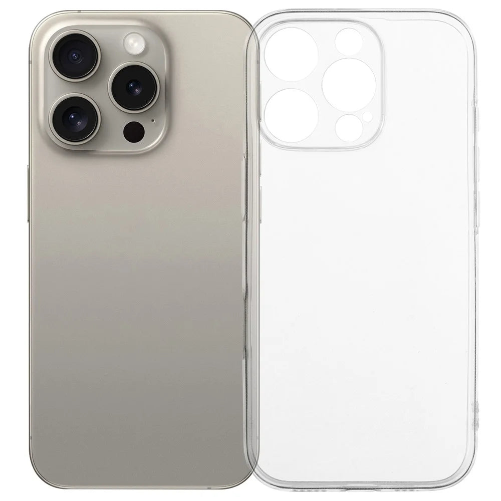 UNITHIN For iPhone 14 Pro Max Case Ultra Thin 0.7mm Clear TPU Anti Drop Phone Cover Precise Cutouts - 1