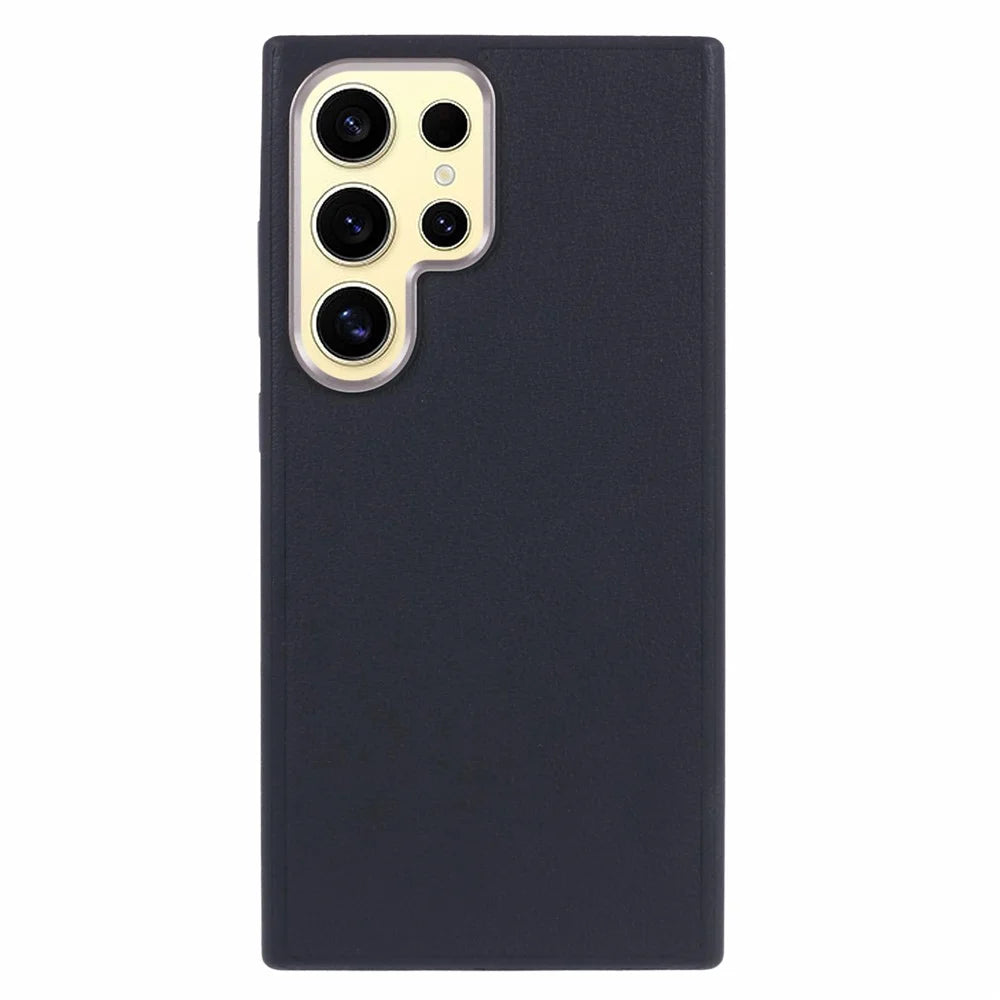 X-LEVEL For Samsung	Galaxy S25 Ultra Magnetic Case PU Leather Hard PC Phone Cover - Black - 1