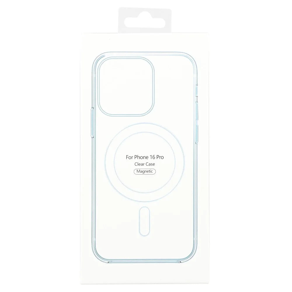 For iPhone 16 Pro Case Compatible with MagSafe TPU + Acrylic Clear Phone Cover - 4