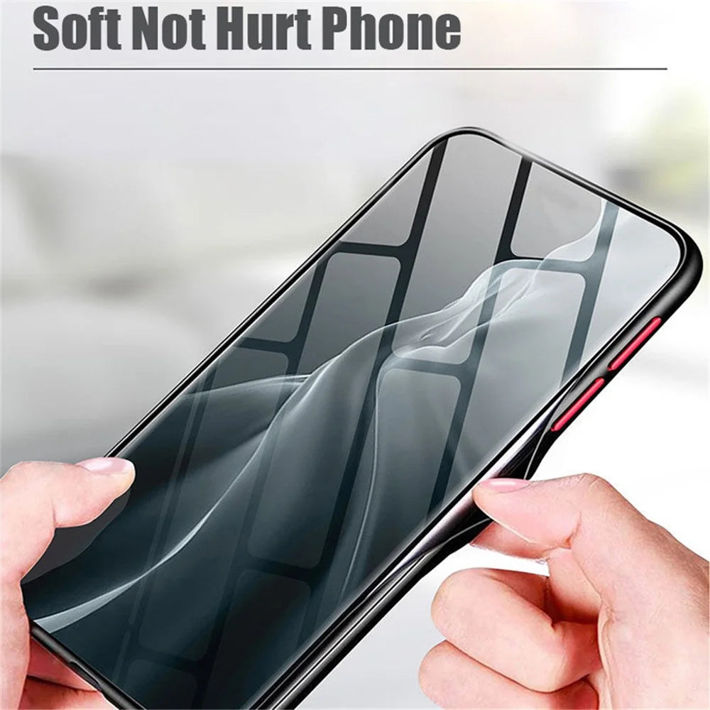 For Samsung Galaxy S24 Case TPU + PC Matte Anti Drop Phone Back Cover - Black - 3