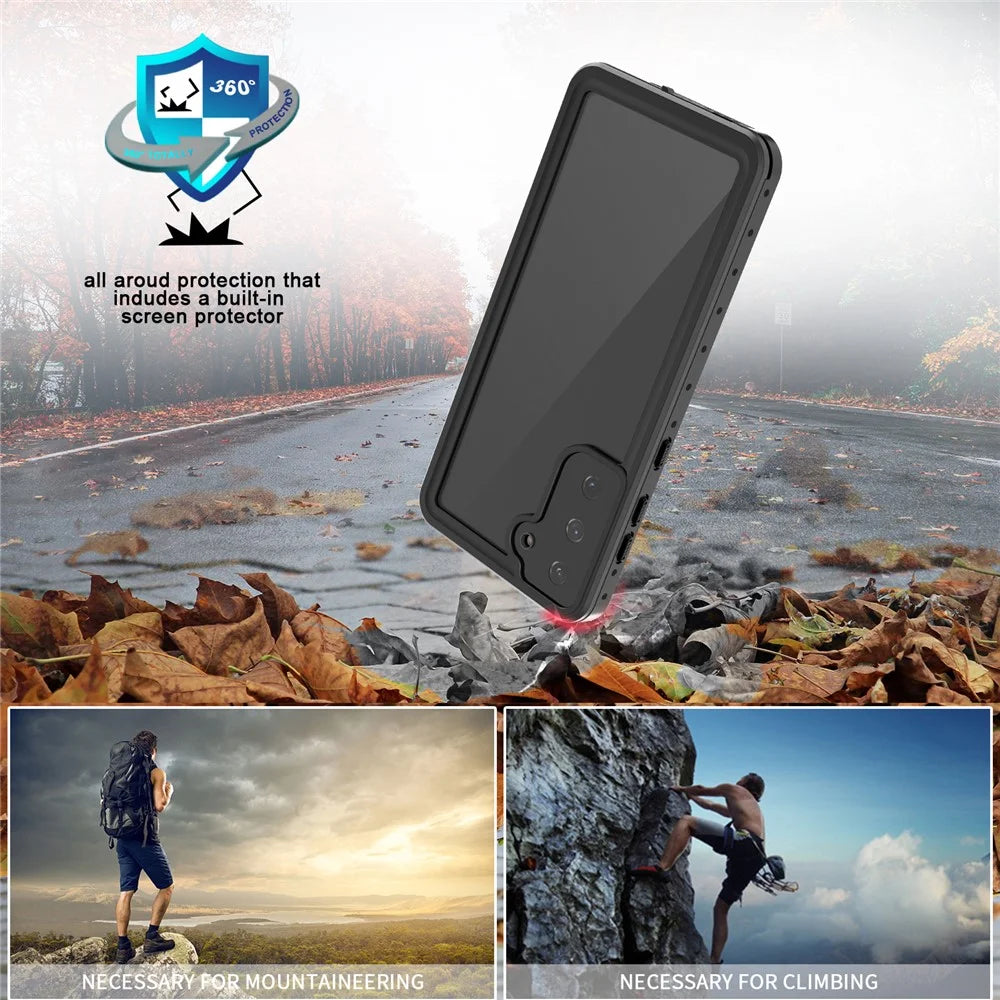 REDPEPPER For Samsung Galaxy S21+ 5G IP68 Waterproof Phone Case Support Fingerprint Unlock - 2