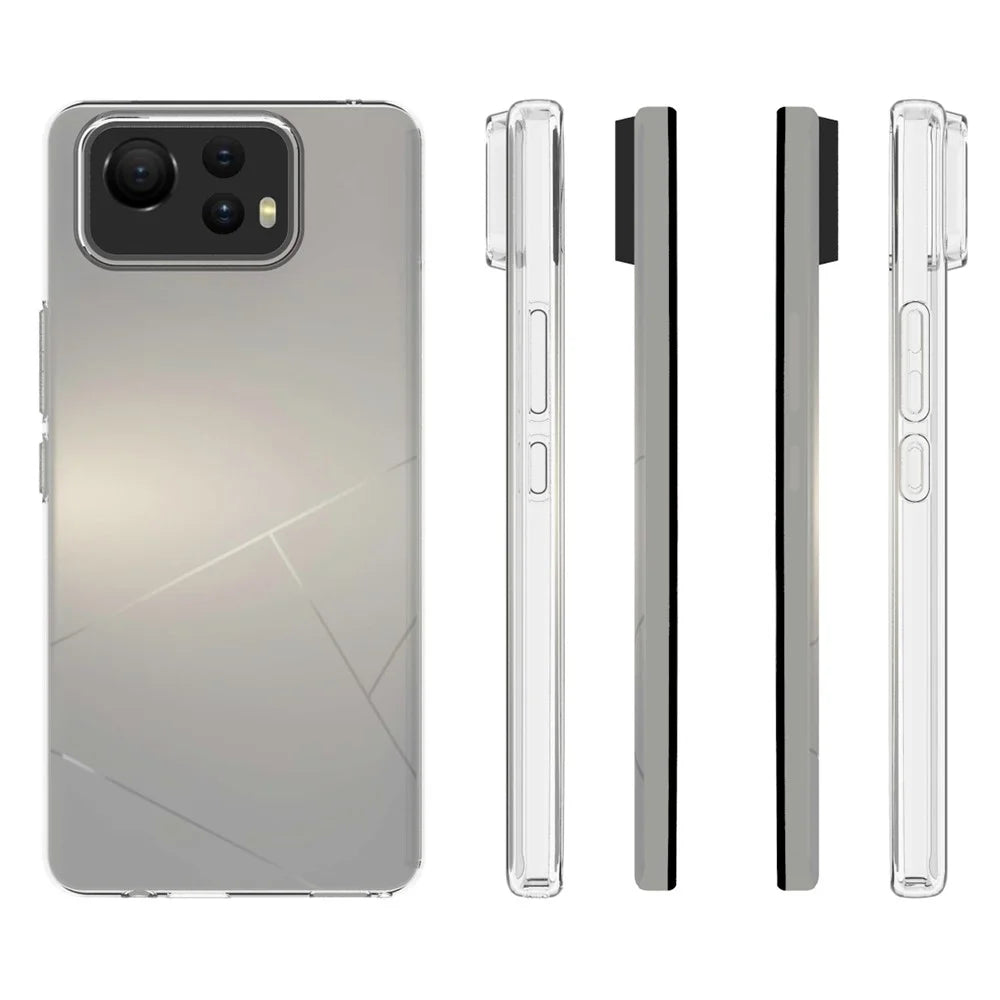 10Pcs / Pack For Asus Zenfone 12 Ultra 5G Case Watermark Free TPU Protective Clear Phone Cover - 5