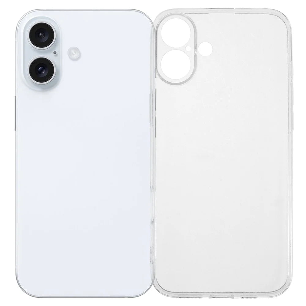 For iPhone 16 Plus Case 1.2mm Ultra Thin Crystal Clear TPU Phone Cover - 1