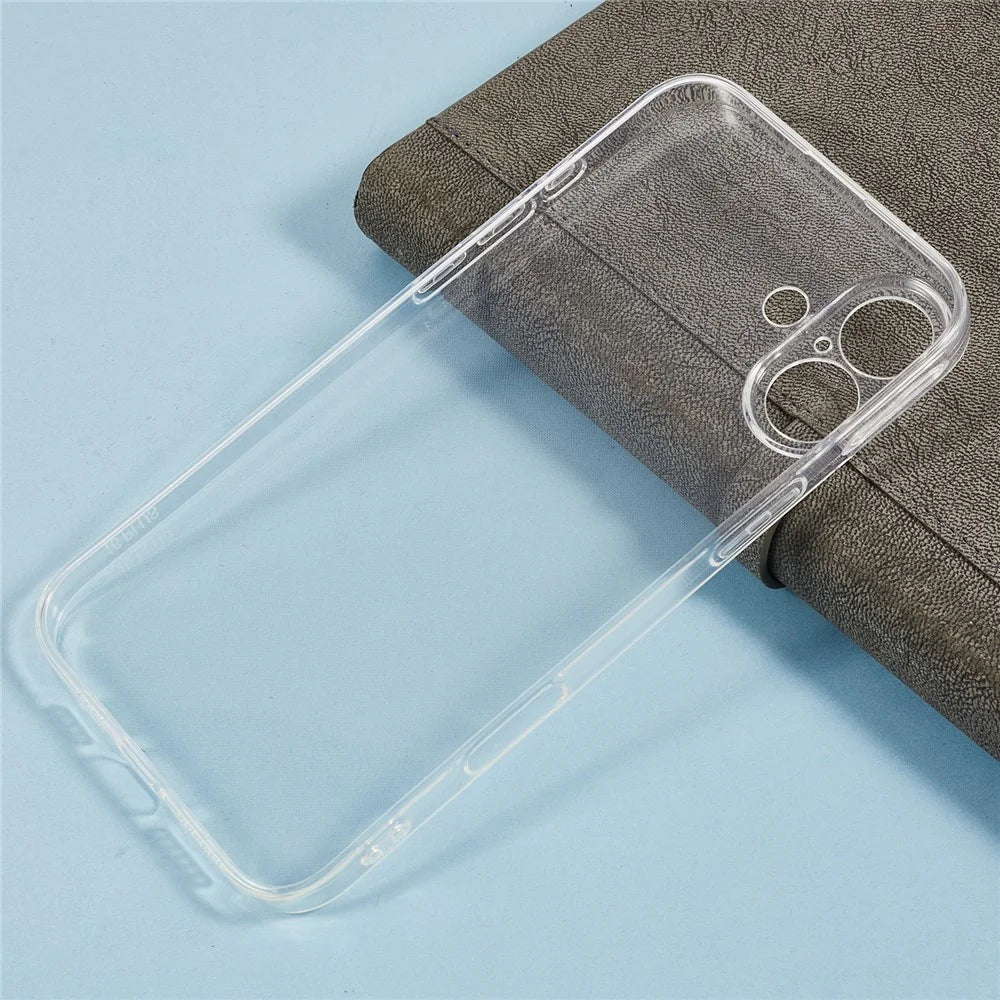 For iPhone 16 Case 1.2mm Ultra Thin Crystal Clear TPU Phone Cover - 4
