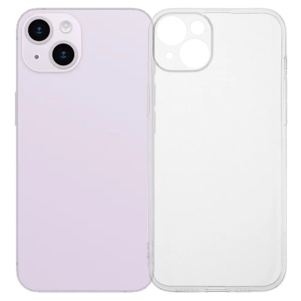 For iPhone 15 Case 1.2mm Ultra Thin Crystal Clear TPU Phone Cover - 1
