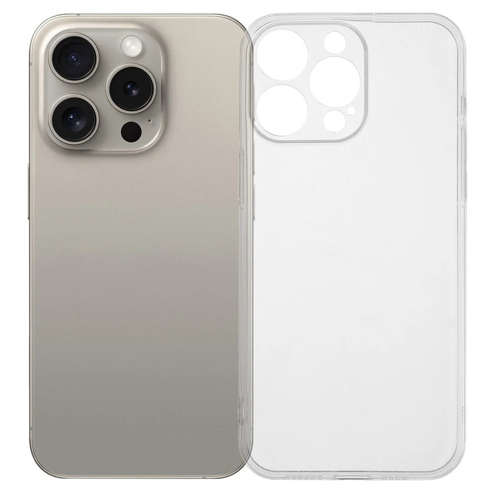For iPhone 14 Pro Max Case 1.2mm Ultra Thin Crystal Clear TPU Phone Cover - 1