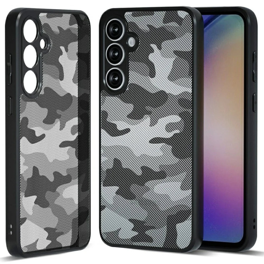 IBMRS For Samsung Galaxy A26 5G Case TPU + PC Heavy Duty Shockproof Phone Cover Camera Protection - Artistic Camouflage - 1