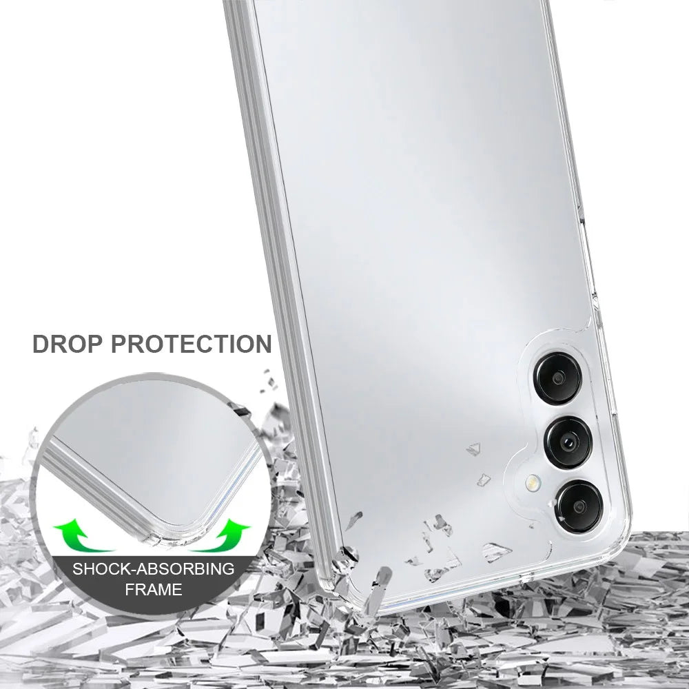 For Samsung Galaxy M14 4G Clear Phone Case TPU + Acrylic Shockproof Phone Back Cover - 5