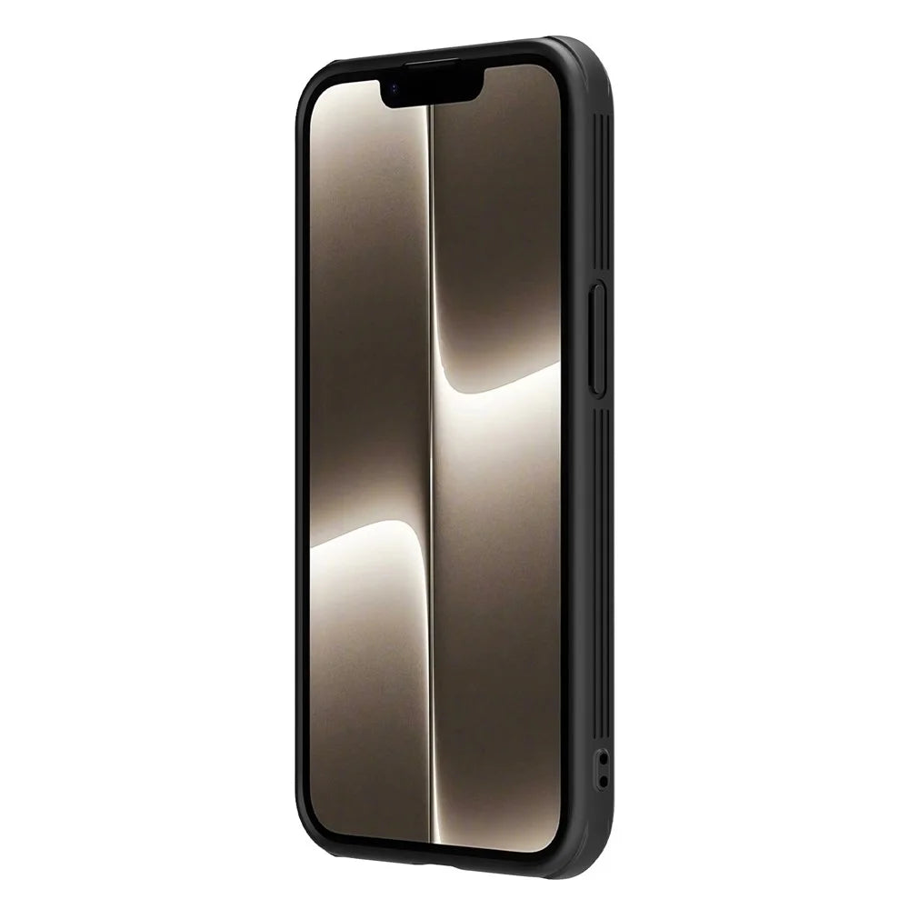 NILLKIN Camshield Pro Series for iPhone 17e / 16e Case PC + TPU Slide Camera Lid Phone Cover - Black - 3