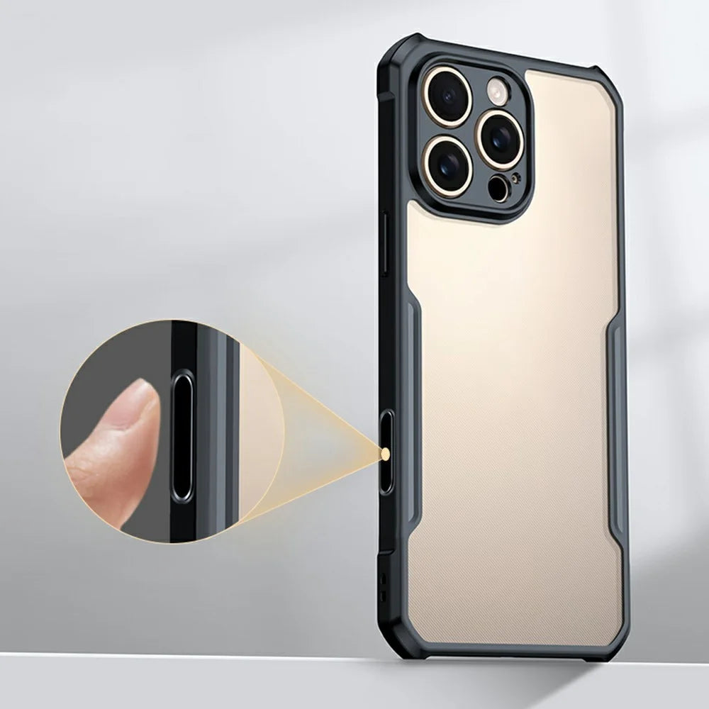 XUNDD For iPhone 16 Pro Max Case with Camera Touch Control Button TPU + PC Back Cover - 2