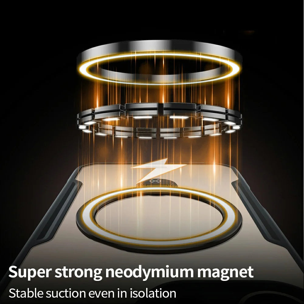 XUNDD For iPhone 16 Pro Case 360 Degree Magnetic Rotating Kickstand Shockproof Phone Cover - 7