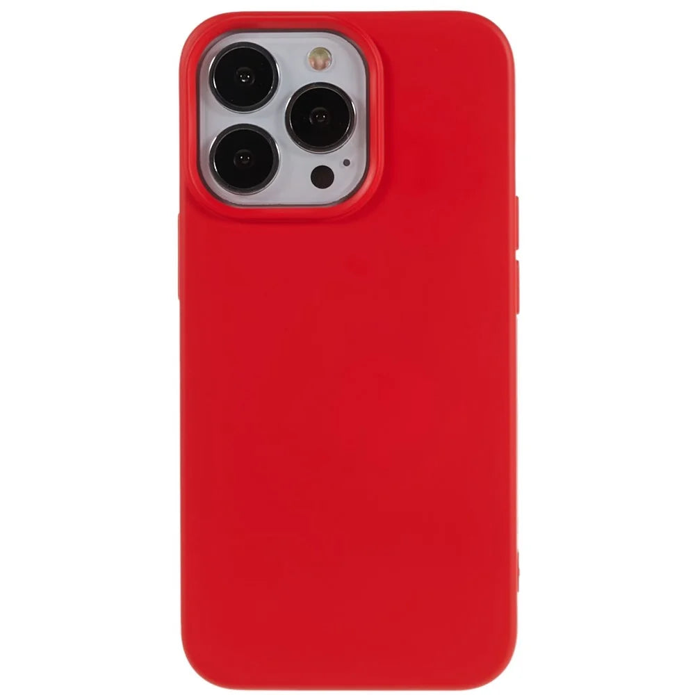 For iPhone 12 Pro Max 6.7 inch Drop-proof Protective Phone Case 2.0mm Flexible TPU Cover - Red - 2