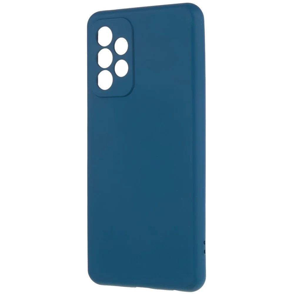 For Samsung Galaxy A52s 5G / A52 5G / 4G TPU Phone Case 2.0MM Thick Dustproof Arc Edge Phone Cover - Blue - 2