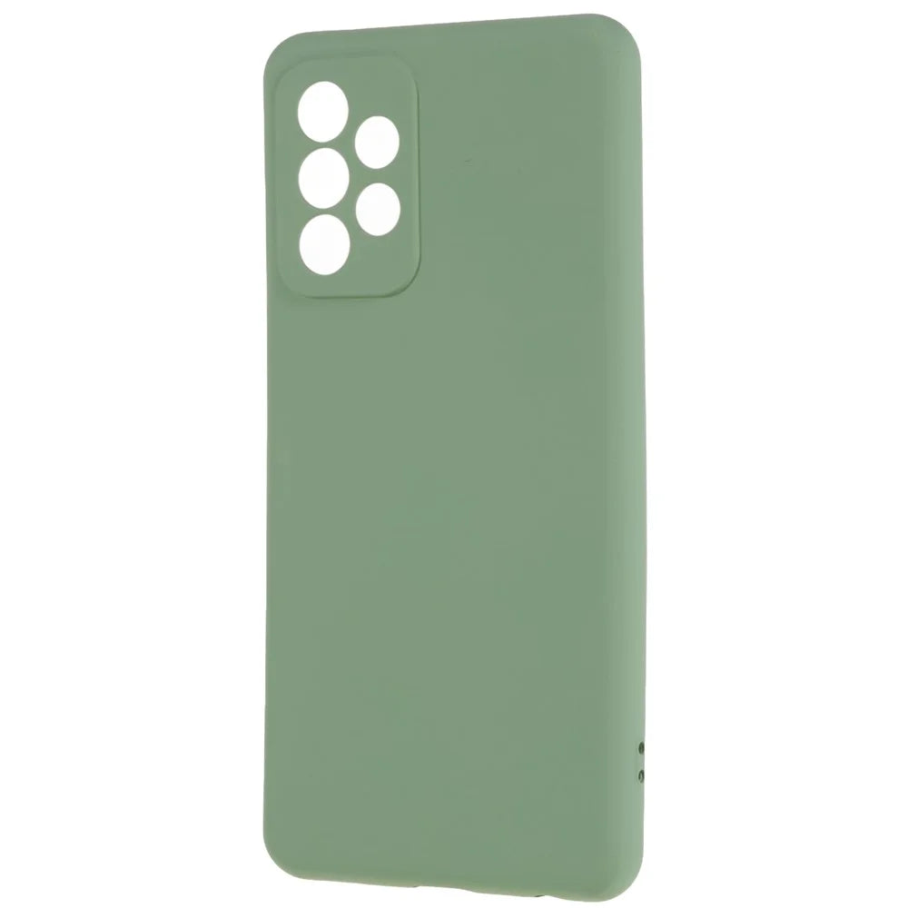 For Samsung Galaxy A23 4G / 5G (Global Version) TPU Phone Case Liquid Silicone Texture 2.0mm Thick Shockproof Protective Cover - Green - 2