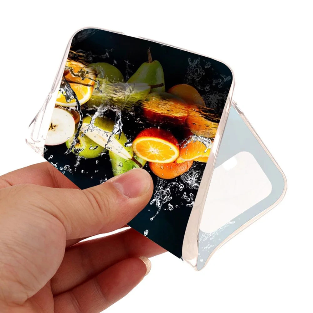 For Samsung Galaxy S25+ Case TPU Pattern Printed Shockproof Phone Cover - Pear - 2