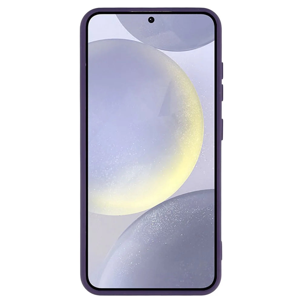 For Samsung Galaxy S25 / S24 Phone Case TPU + Acrylic Clear Back Cover - Purple - 2