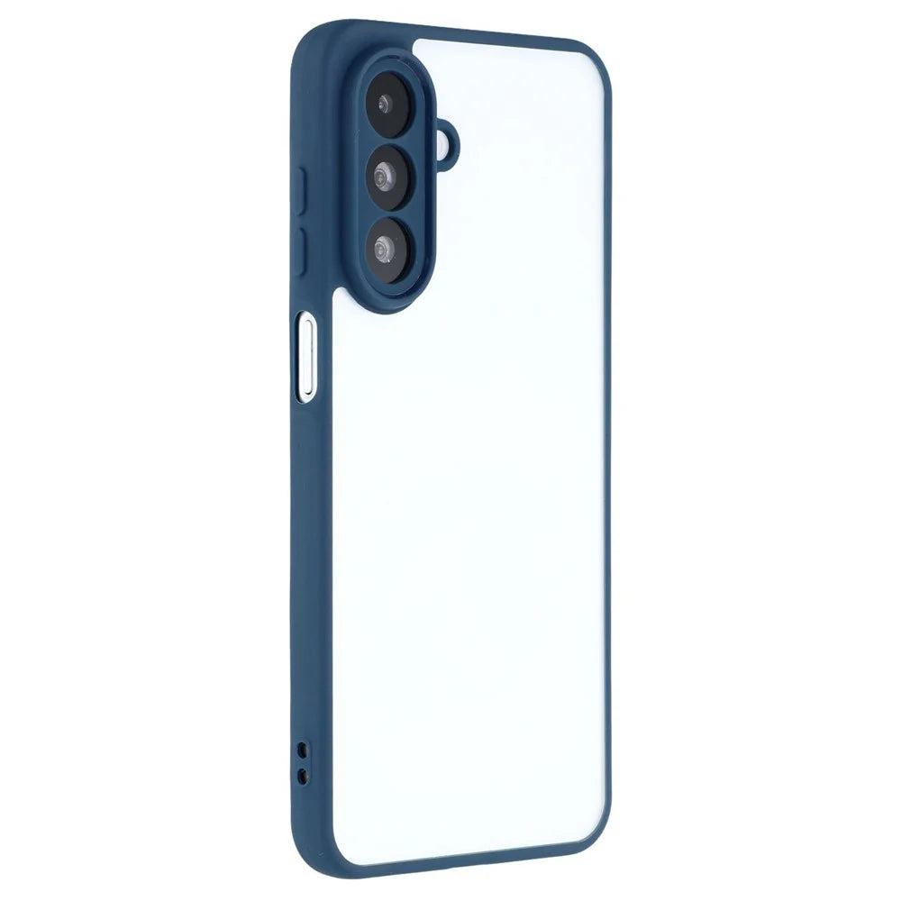 For Samsung Galaxy A36 5G Phone Case TPU + Acrylic Clear Back Cover - Sapphire - 1
