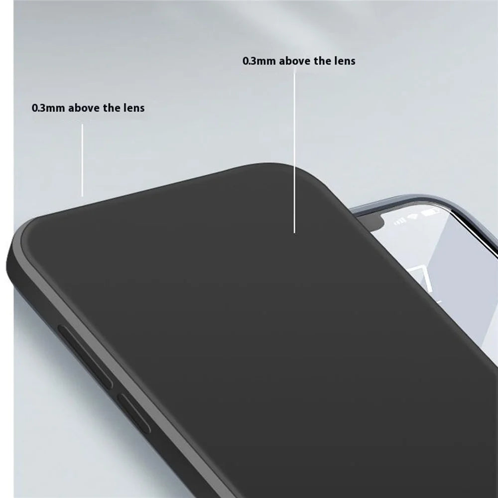For iPhone 16 Plus TPU Case Straight Edge Protection Phone Cover - Black - 2