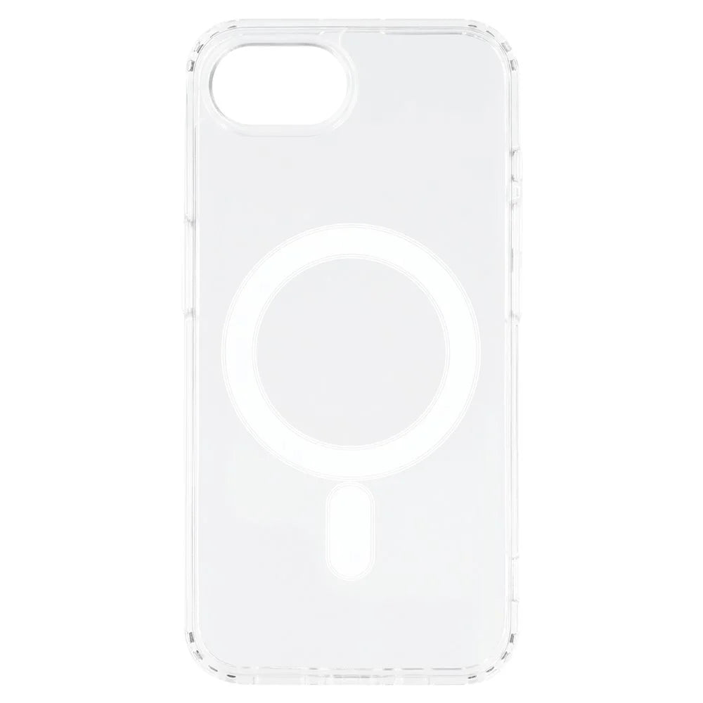 For iPhone 17e / 16e Magnetic Case Acrylic+TPU Clear Phone Cover - 2