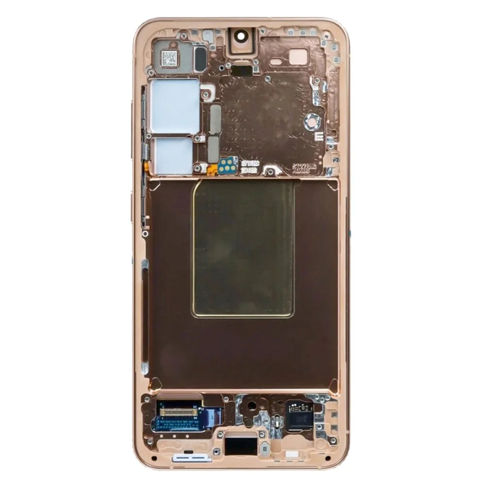 For Samsung Galaxy S24+ S926B (EU Version) OEM Grade S AMOLED Screen and Digitizer Assembly + Frame (Without Logo) - Orange - 3