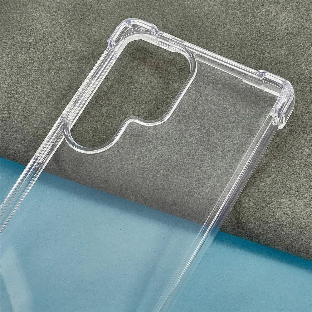 For Samsung Galaxy S24 Ultra Clear Phone Case TPU + Acrylic 1.5mm Shockproof Back Cover - 5