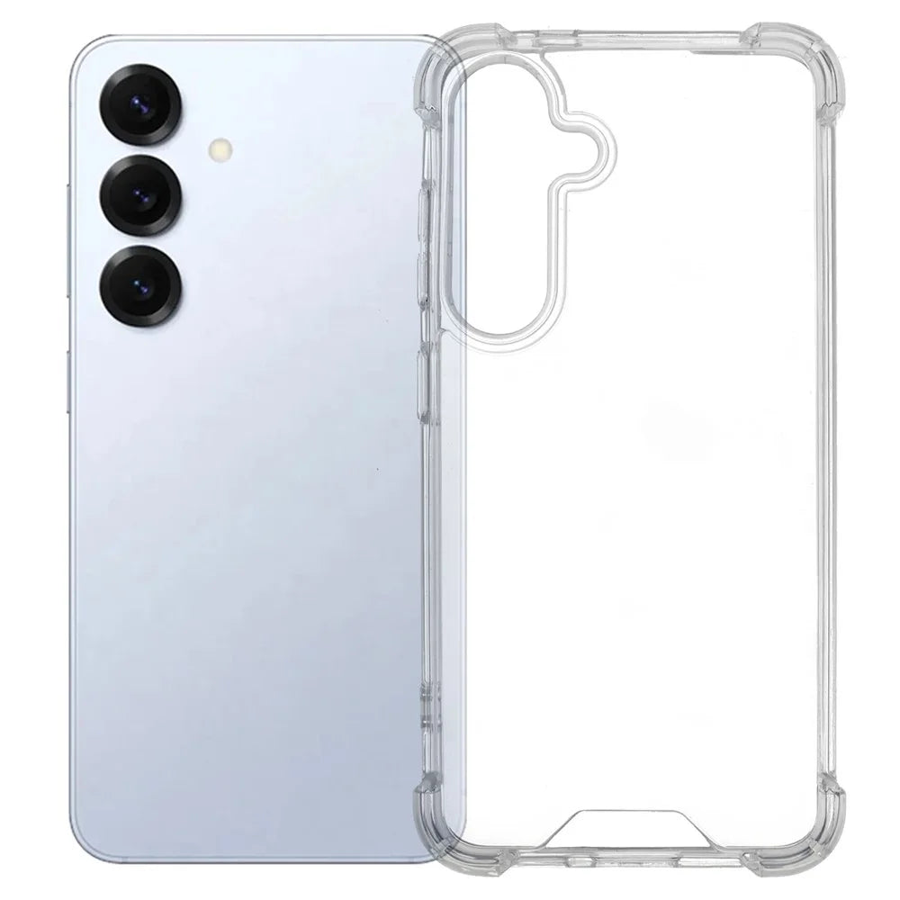 For Samsung Galaxy A54 5G Clear Phone Case TPU + Acrylic 1.5mm Shockproof Back Cover - 1