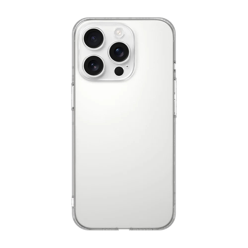 KALEBOL For iPhone 16 Pro Max Clear Case  1.5mm Thickened TPU Shockproof Phone Cover - Transparent - 3