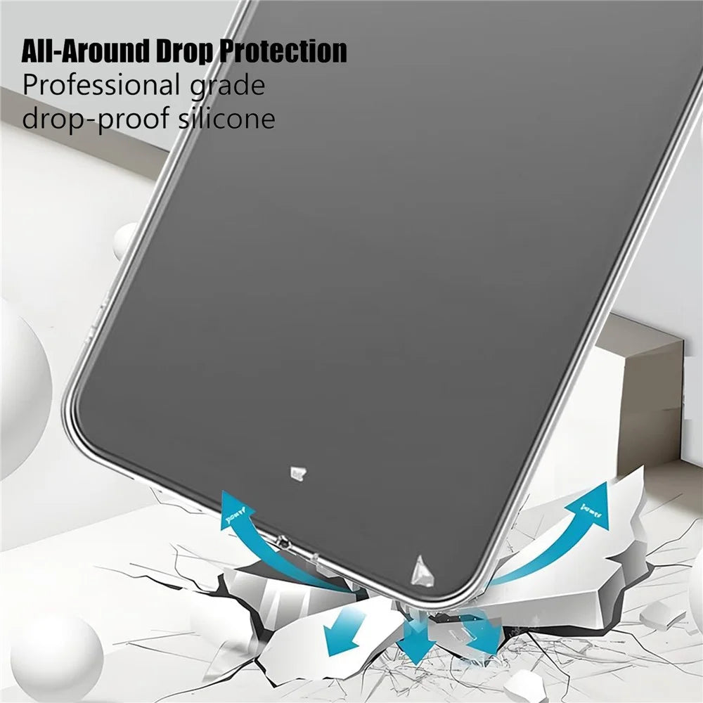 KALEBOL For iPhone 16 Clear Case  1.5mm Thickened TPU Shockproof Phone Cover - Transparent - 4