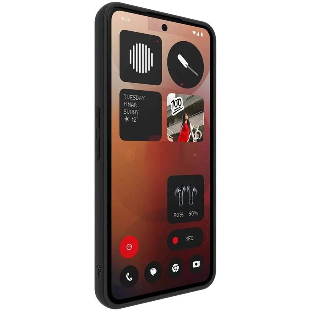 IMAK UX-9A Series for Nothing Phone (3a) Pro Case Clear TPU PC Phone Cover Reinforced Corners - 4