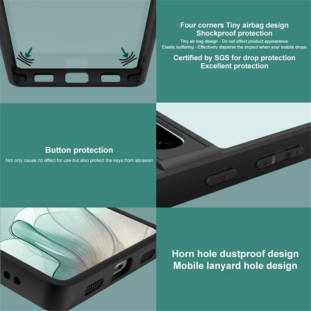 IMAK UX-9A Series for iPhone 17e / 16e Case Clear TPU PC Phone Cover Reinforced Corners - 6
