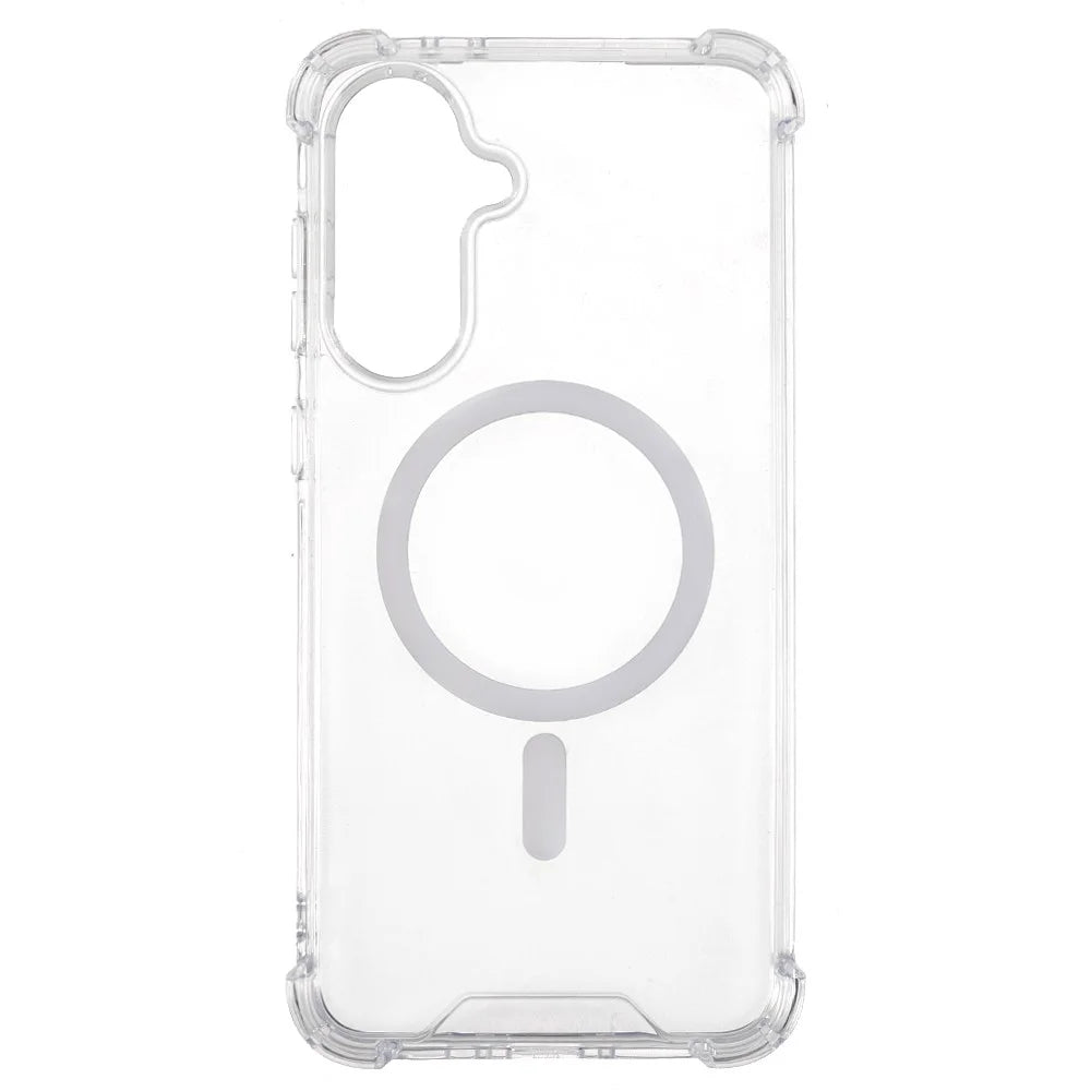 For Samsung Galaxy A26 5G Clear Phone Magnetic Case 1.5mm Shockproof Back Cover - 2