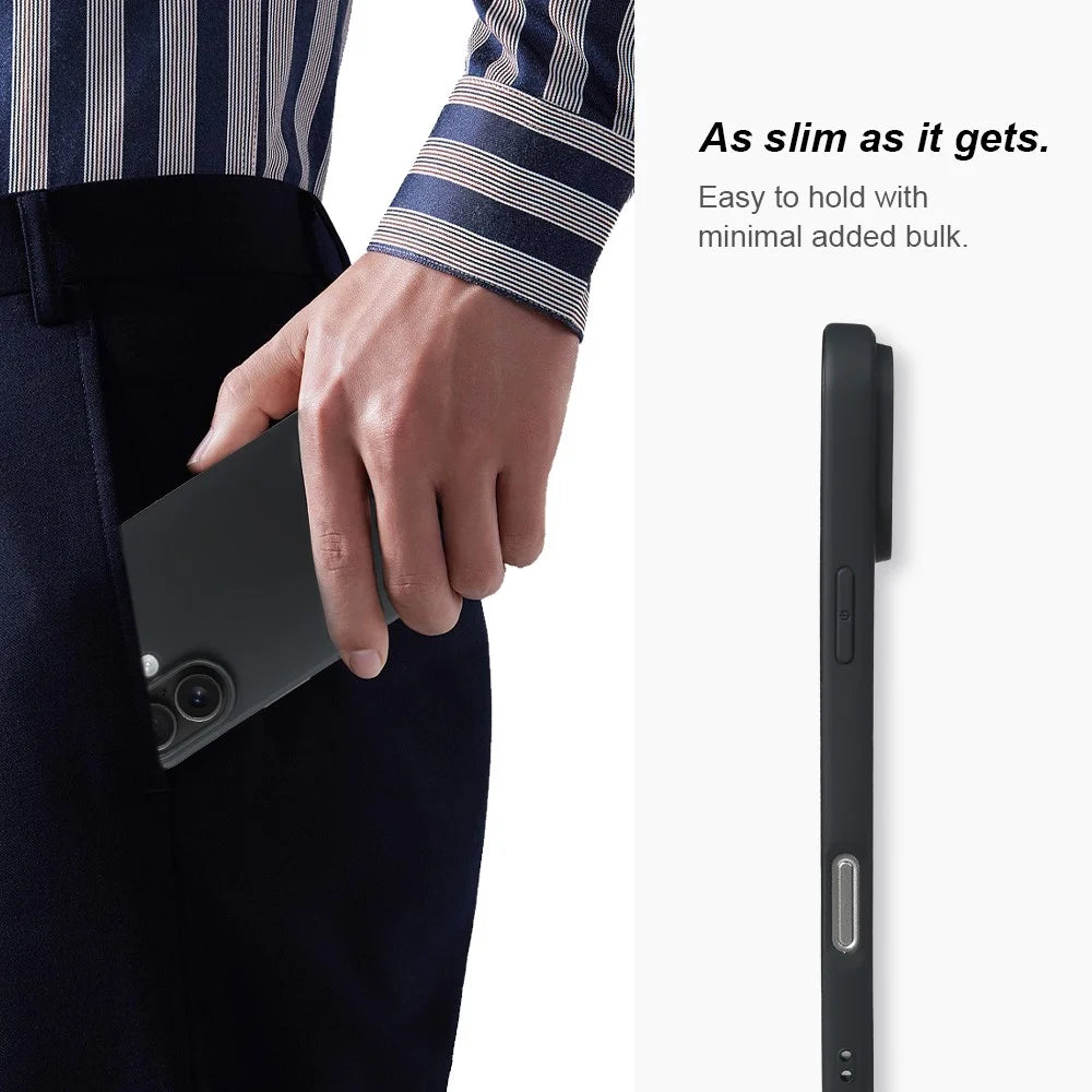 For iPhone 16 Case GRS Certified RCS Eco-Friendly Material Single Side Matte Slim Anti Drop Phone Cover - 6