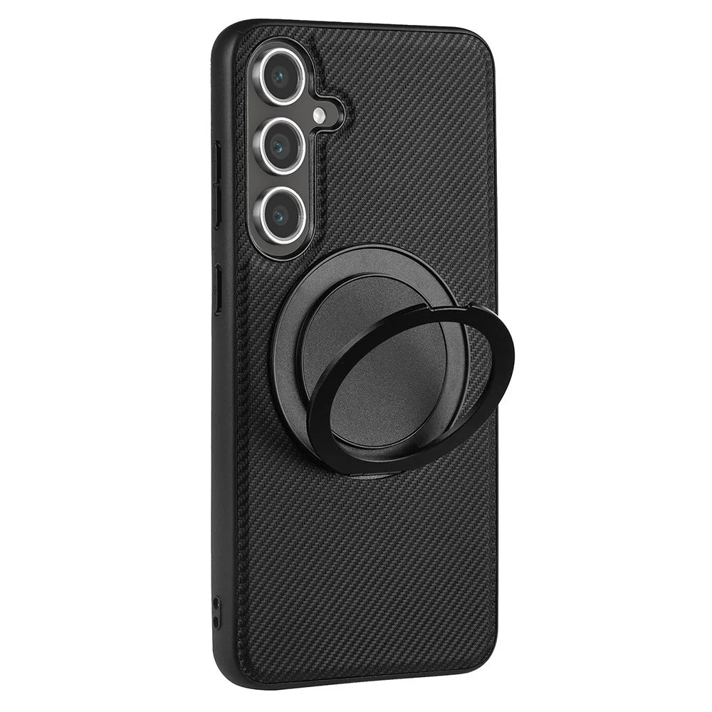 VILI TCY for Samsung Galaxy A56 5G Magnetic Phone Case with Rotary Kickstand PC TPU Back Cover - 1