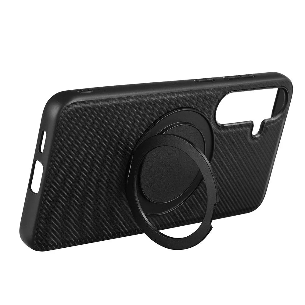 VILI TCY for Samsung Galaxy A56 5G Magnetic Phone Case with Rotary Kickstand PC TPU Back Cover - 5