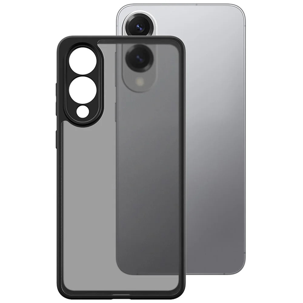 IMAK UX-9B Series For Samsung Galaxy S25 Edge Case Tiny Airbag PC TPU Matte Phone Cover - 1