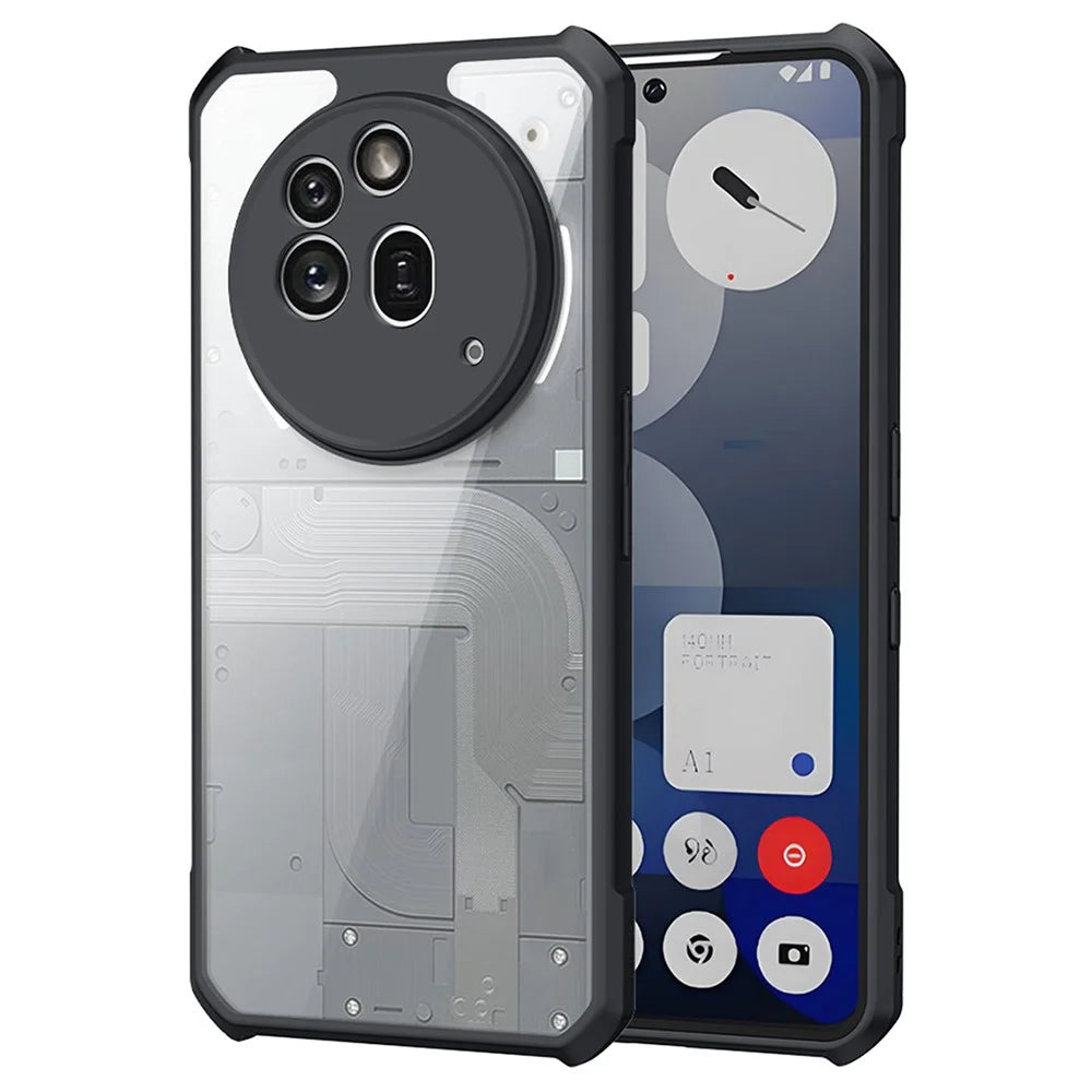 XUNDD For Nothing Phone (3a) Pro Case Dropproof TPU + Acrylic Clear Back Phone Cover - 1