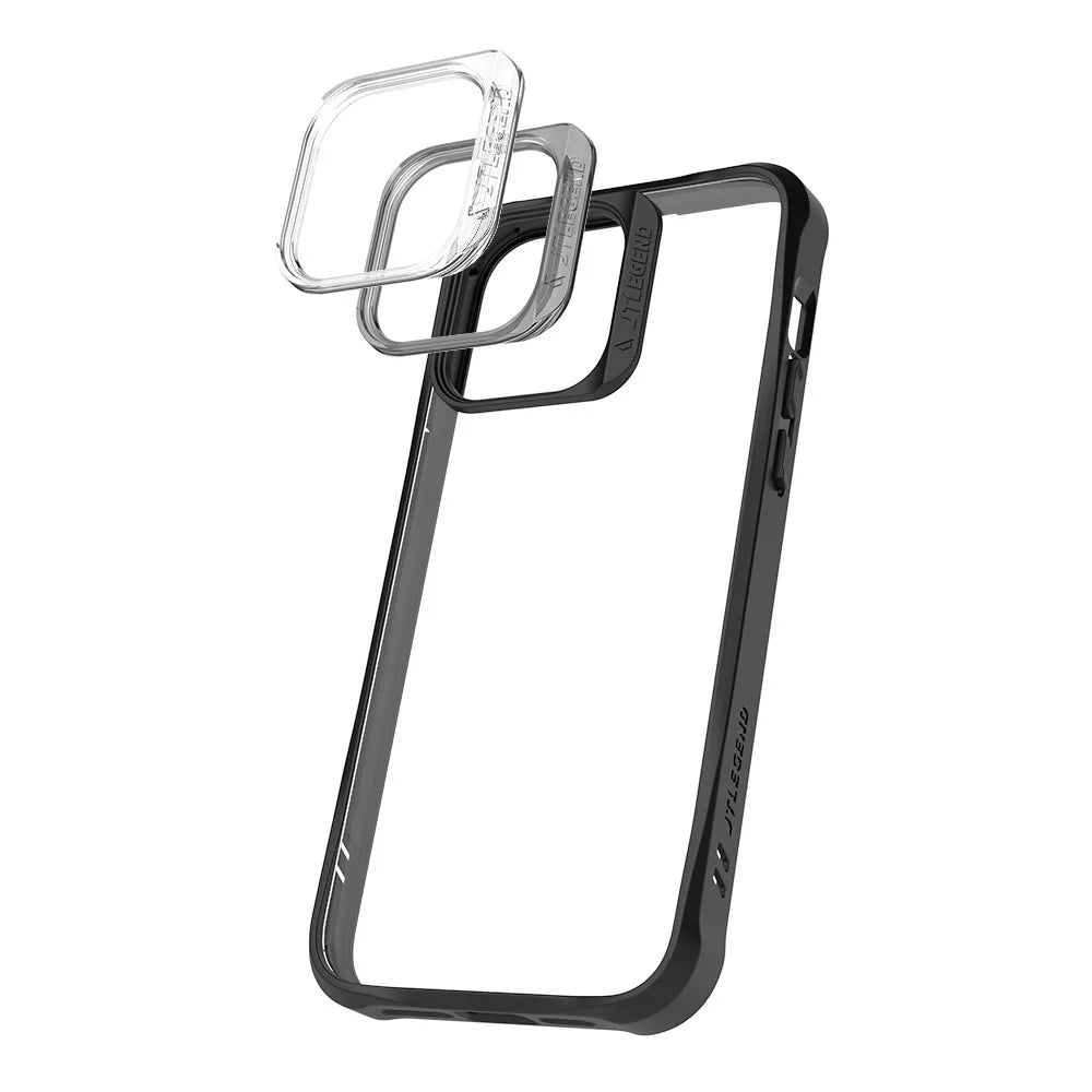 TLEGEND DX Shockproof Phone Case for iPhone 14 Pro Max, Military Grade TPU+PC Protective Phone Cover - Black - 2