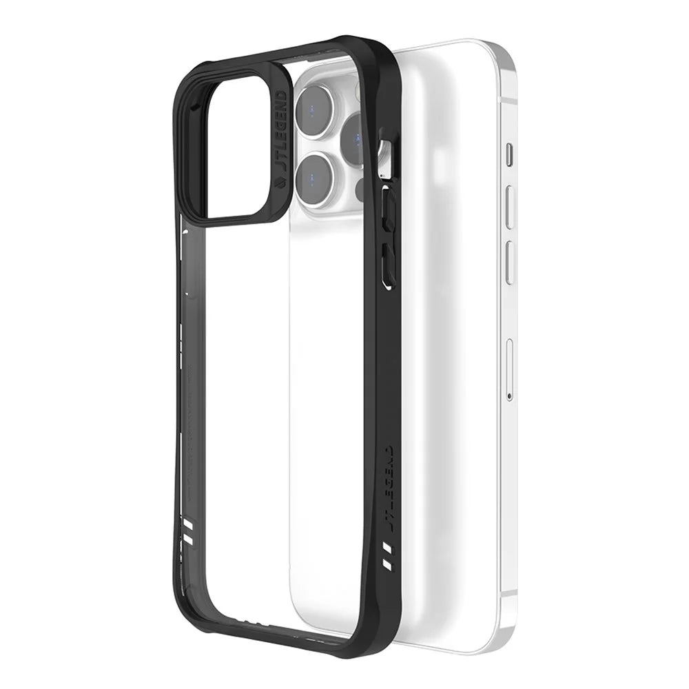 TLEGEND DX Shockproof Phone Case for iPhone 14 Pro Max, Military Grade TPU+PC Protective Phone Cover - Black - 3