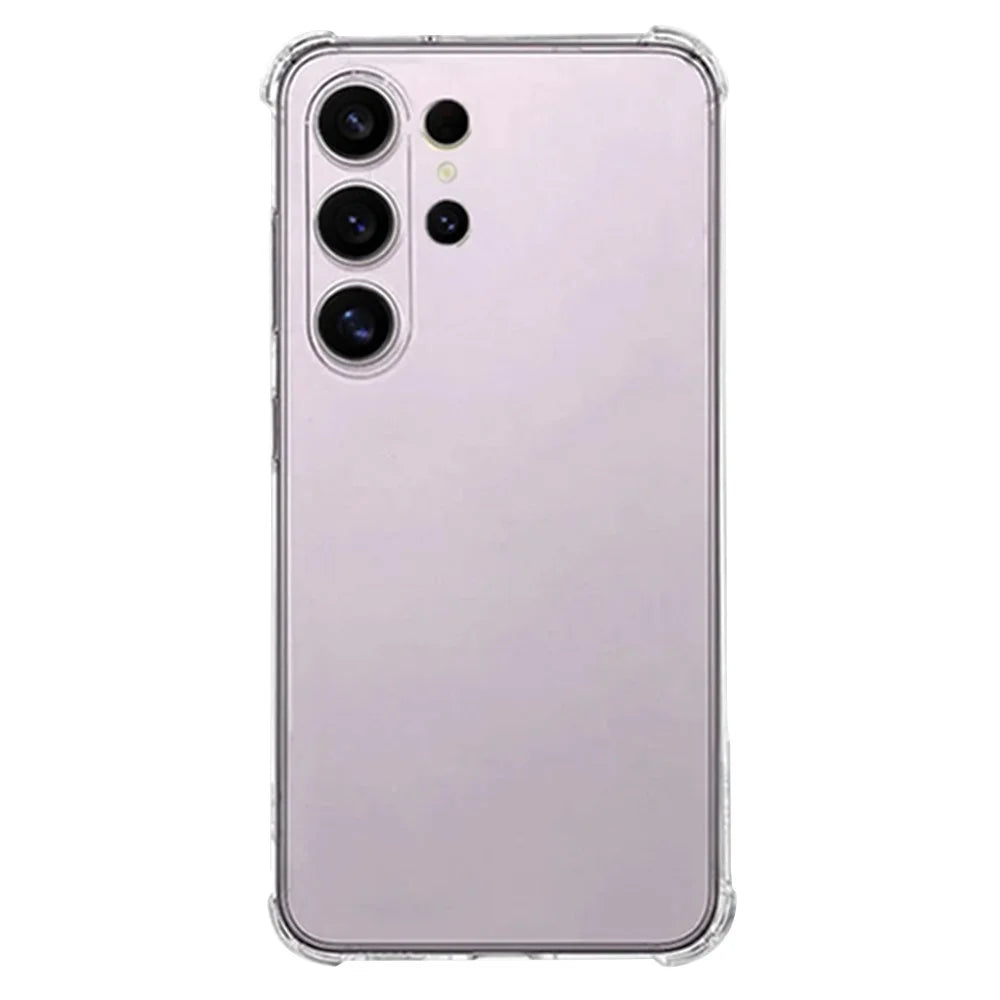 SHANWO For Samsung Galaxy S22 Ultra 5G TPU Clear Case 1.5mm Shockproof Mobile Back Cover - 1