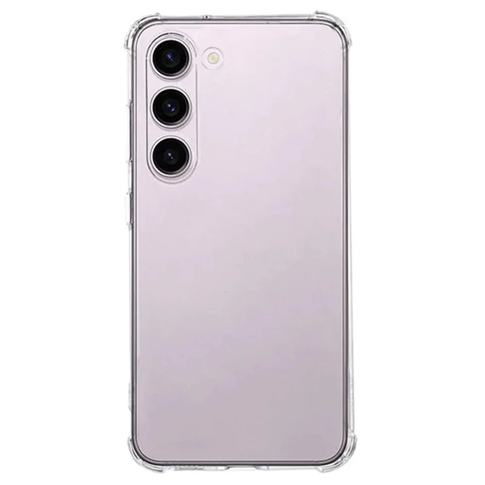 SHANWO For Samsung Galaxy S23 TPU Clear Case 1.5mm Shockproof Mobile Back Cover - 1